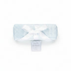Blue Knit Baby Blanket