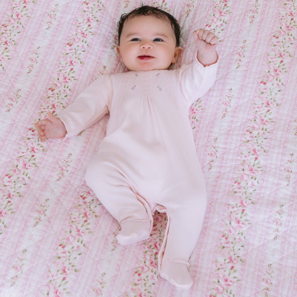 Kerry Baby Girls Pink Cotton Babygrow