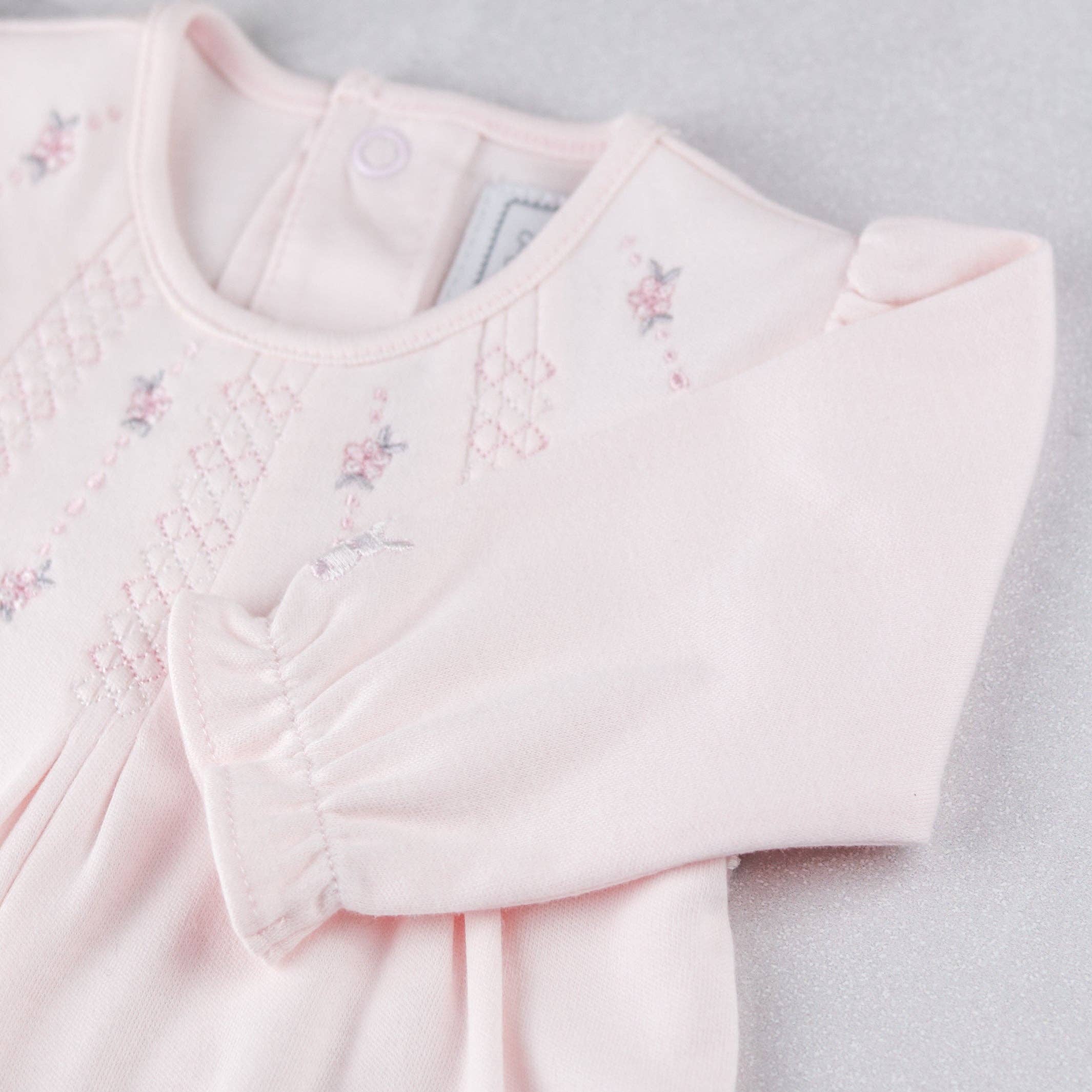 Kerry Baby Girls Pink Cotton Babygrow