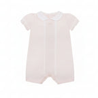 Layla Baby Girls Pink Knit Romper