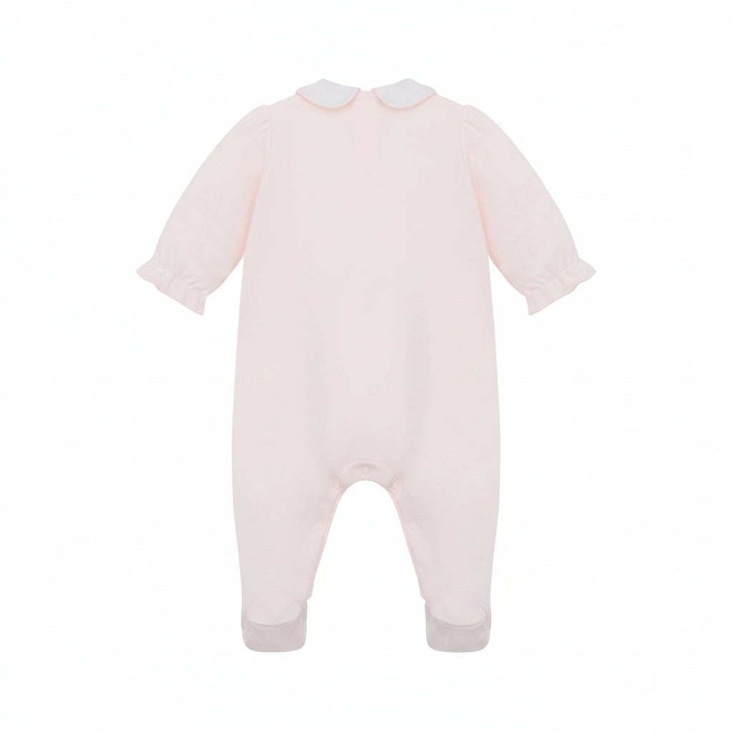Loretta Girls Pink Babygrow & Hat