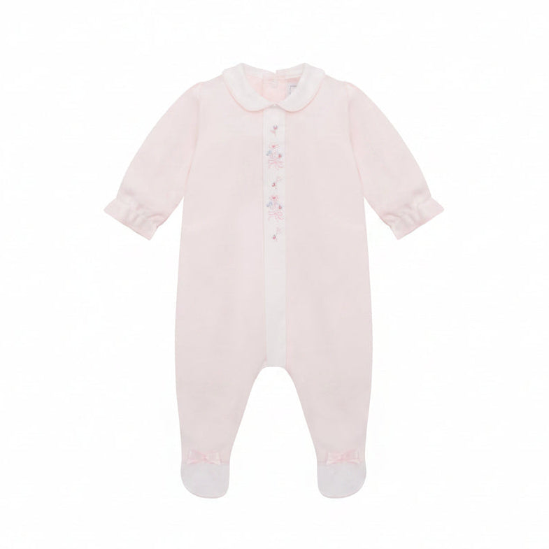 Loretta Girls Pink Babygrow & Hat