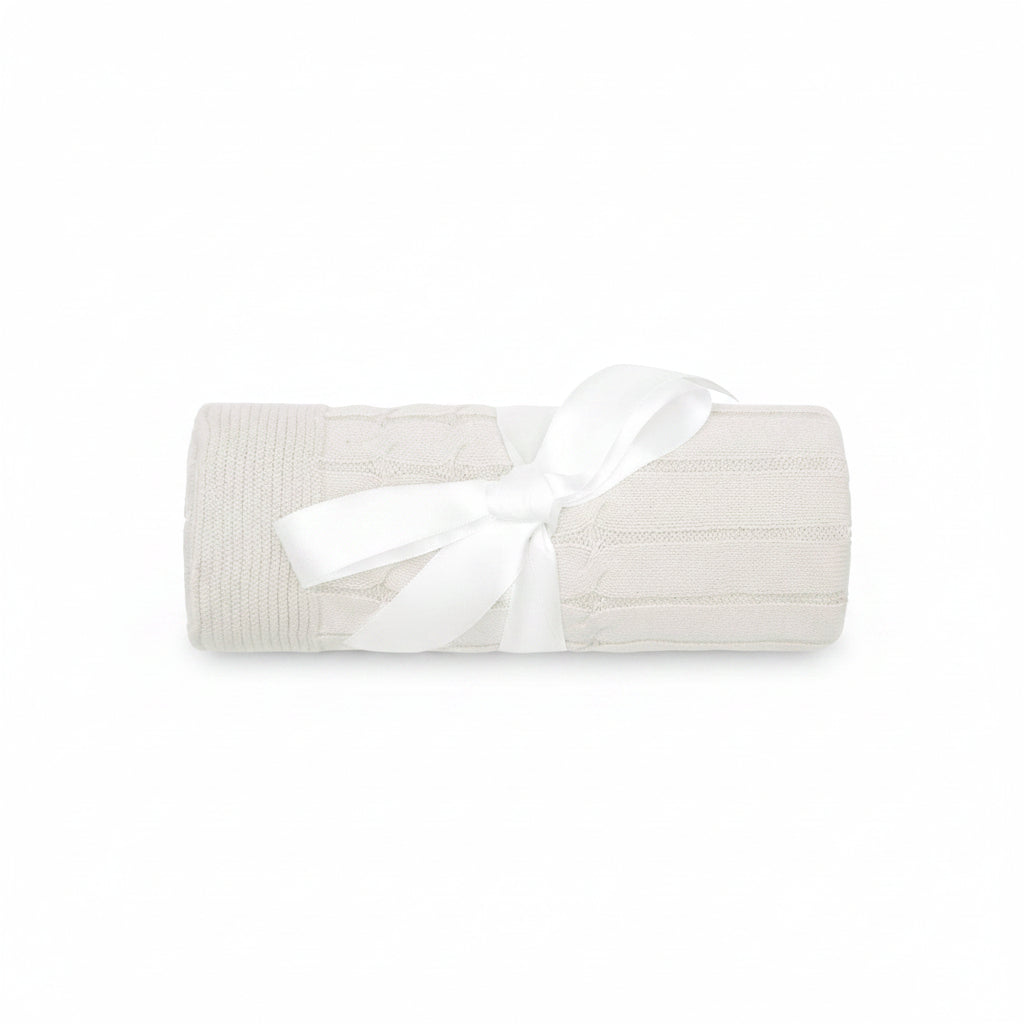 Stone Knit Baby Blanket