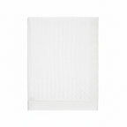 White Knit Baby Blanket